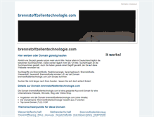 Tablet Screenshot of brennstoffzellentechnologie.com